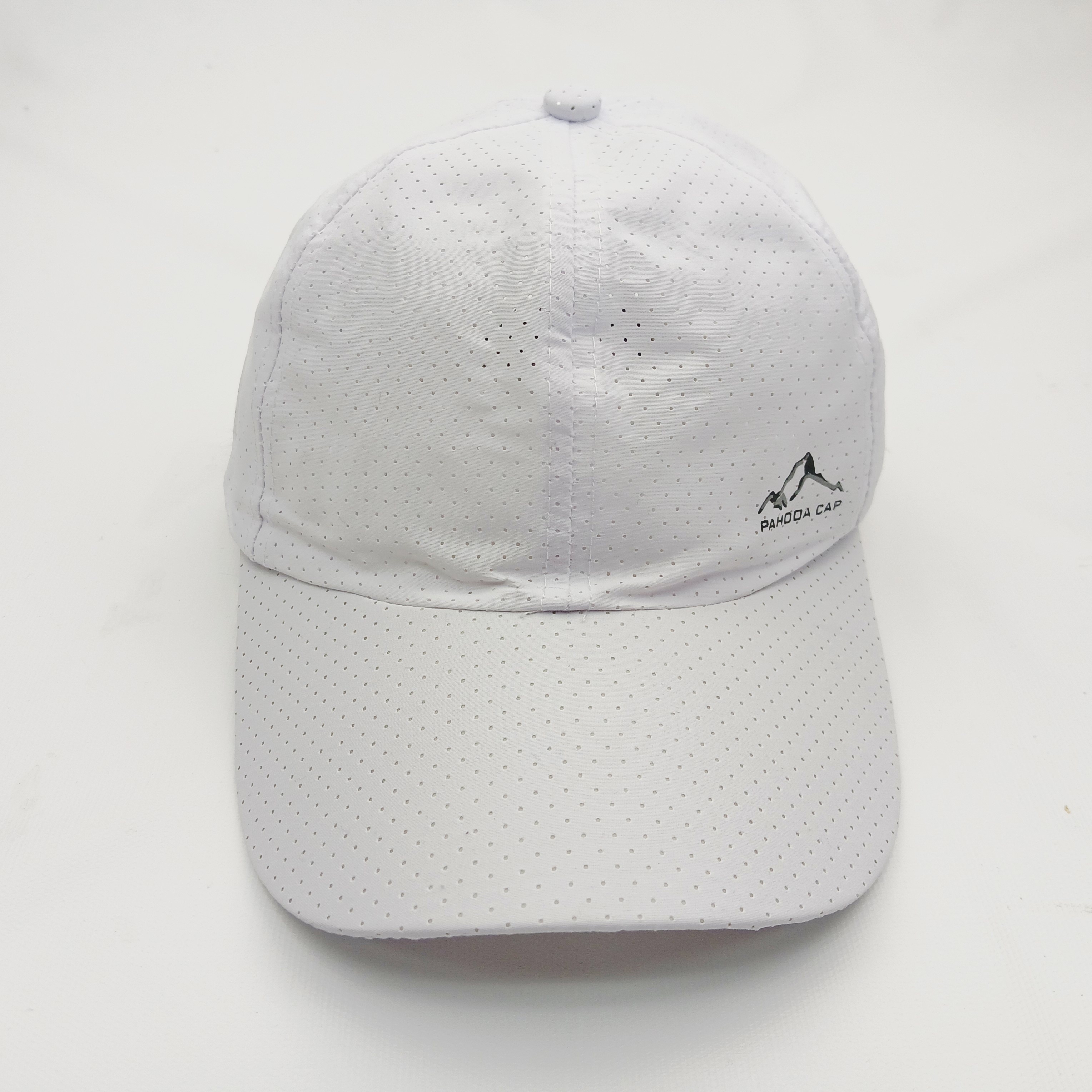 White Pahoda Strap Back Hat Cap